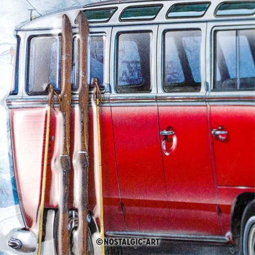 Blechschild VW Winter 2